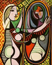 picasso    girl before a mirror